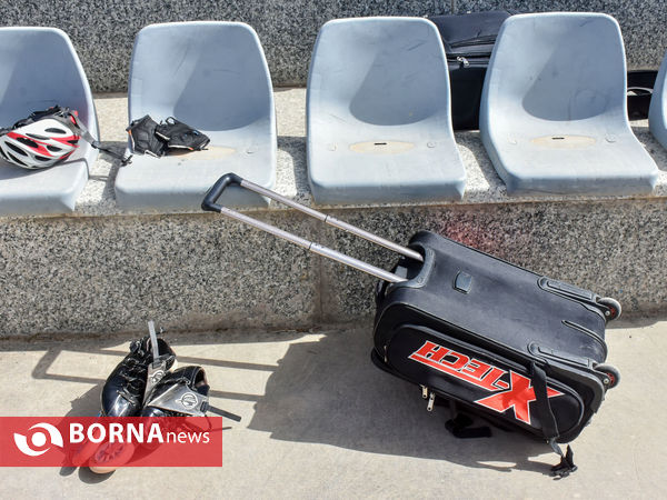 تمرین اسکیت بازان استان مرکزی با حضور جمعی از بازیکنان تیم ملی