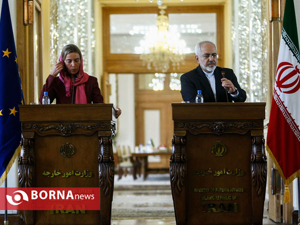 نشست خبری ظریف و موگرینی