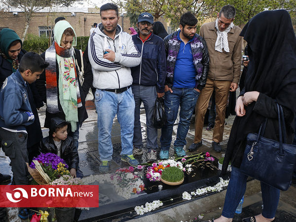 آخرین پنجشنبه سال 94 قطعه هنرمندان