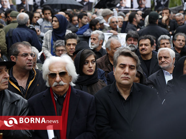 تشییع پیکر مرحوم جمشید مشایخی