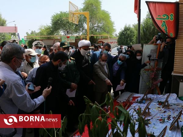 آیین گرامیداشت شهدای آموزش و پرورش آبادان
