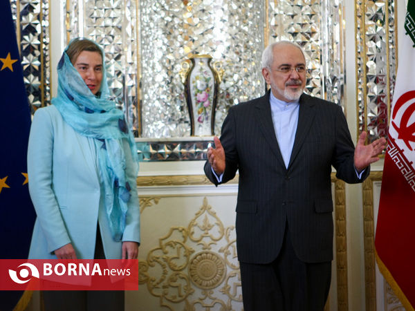 دیدار محمد جواد ظریف و فدریکا موگرینی