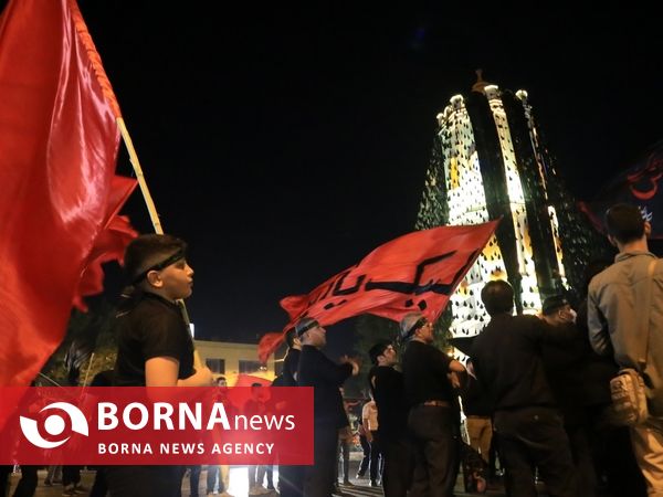 عزاداری شب هشتم محرم در ساری