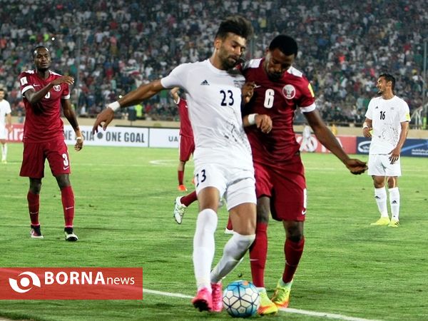 دیدار تیم های ایران - قطر