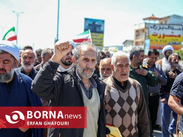 راهپیمایی با شکوه روز قدس در فرح آباد