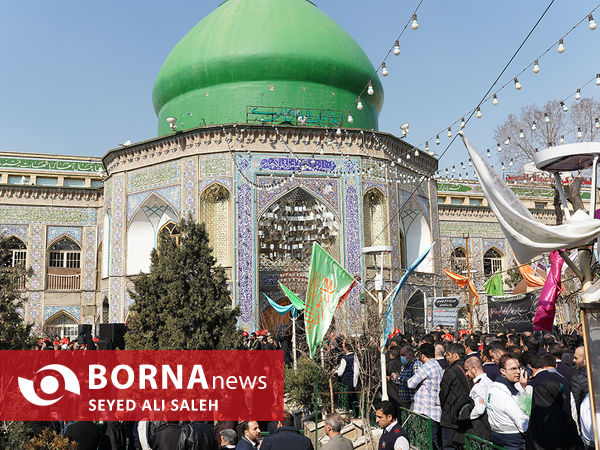 مراسم تشییع آتش‌نشان رضا دارابی