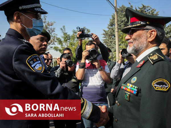 نشست فرماندهی انتظامی ایران با وابستگان نظامی کشورهای خارجی