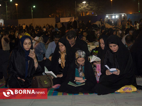 شب بیست و یکم ماه رمضان در مسجد شاه‌عبدالعظیم