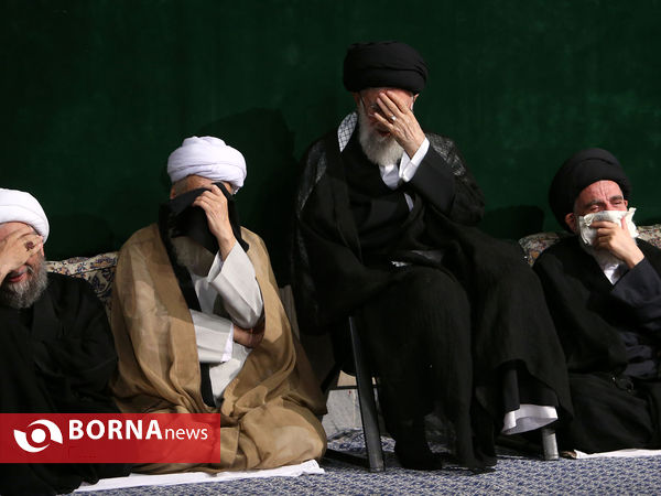نخستین شب عزاداری ایام شهادت امام حسین (ع) در حضور رهبر معظم انقلاب