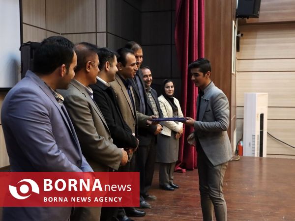 آیین تجلیل از قهرمانان و مربیان شمشیربازی آذربایجان‌غربی