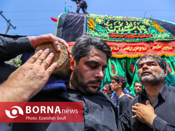 مراسم نخل گردانی و عزاداری در خمین