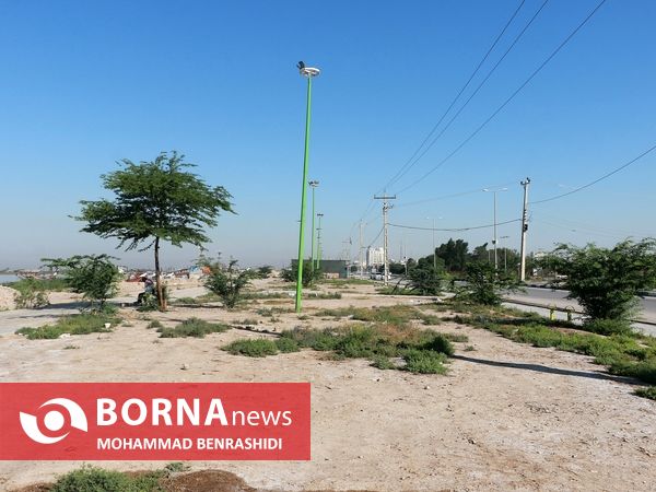 مراسم کلنگ زنی پارک 20 هکتاری خلیج فارس آبادان