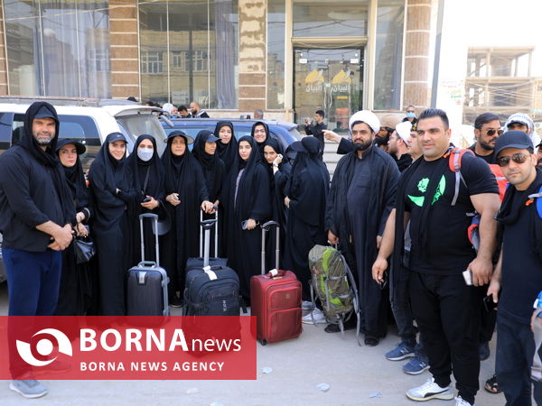 حضور کاروان جامعه ورزش و جوانان در راهپیمایی اربعین