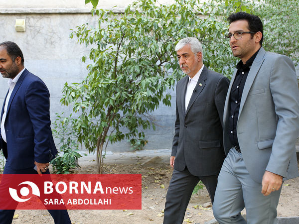 حضور حمید سجادی وزیر ورزش در خبرگزاری برنا