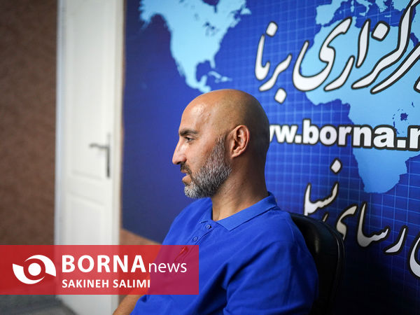 حضور  رامین محرم نژاد در خبرگزاری برنا 