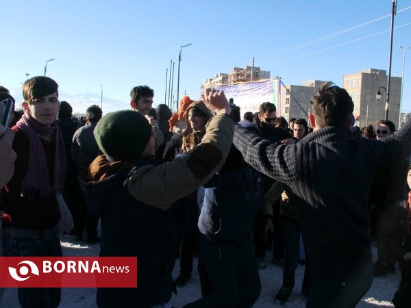 جشنواره بزرگ آدم برفی در اردبیل