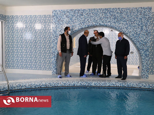 افتتاح خانه کشتی "شهید صدرزاده" با حضور وزیر ورزش و جوانان و رییس مجلس