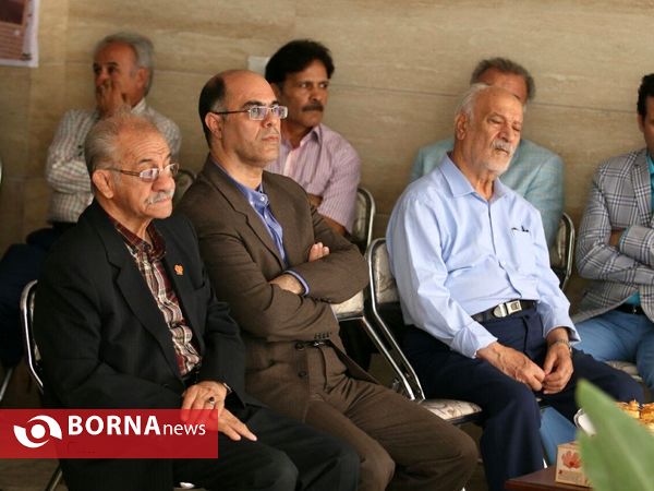 آیین رونمایی از پلاک افتخار علی عبد احد، خبرنگار و پیشکسوت رشته بسکتبال