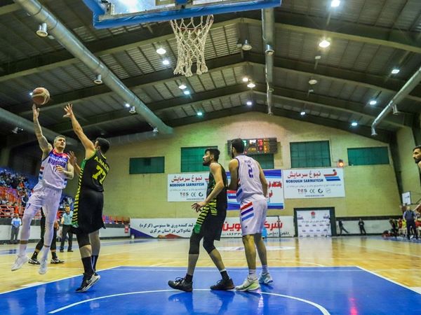 دیدار تیم های بسکتبال نبوغ - کاله