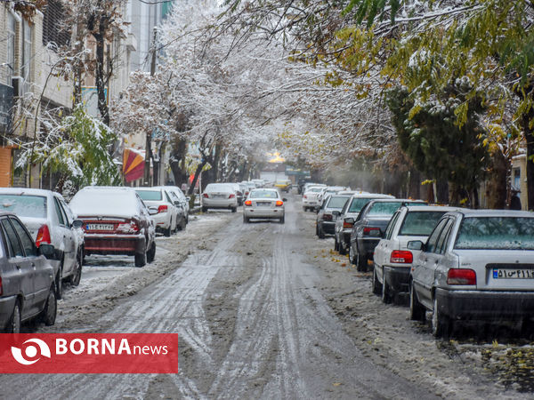چهره زمستانی اراک در آخرین ماه پاییز