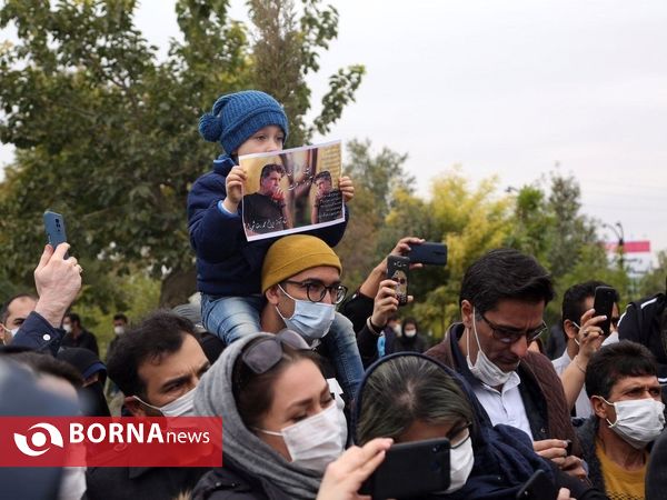 سوگواران خسرو آواز ایران در مشهد