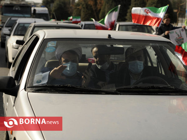 رژه نیروی های موتوری و خودرویی 22 بهمن- شهرستان قدس