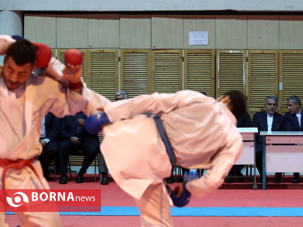 بازدید وزیر ورزش و رییس کمیته ملی المپیک از اردوی تیم های ملی کاراته،تکواندو و پرتاپ دیسک