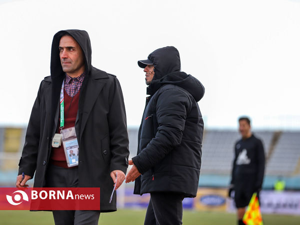 در حاشیه دیدار تیم های فوتبال آلومینیوم  - سپاهان