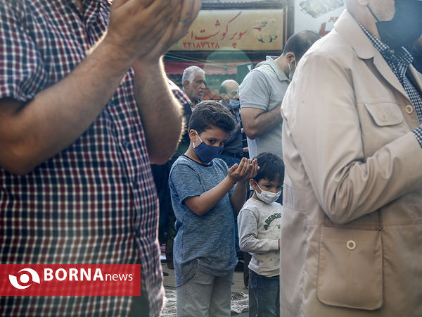 اقامه نماز عید سعید فطر در محله نبرد