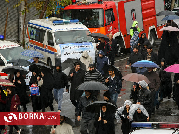 مراسم پیاده روی روز اربعین در تهران