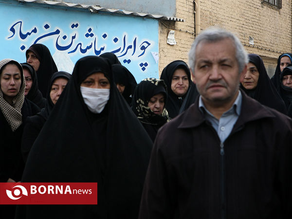 مراسم وداع با شهدای گمنام در تهران