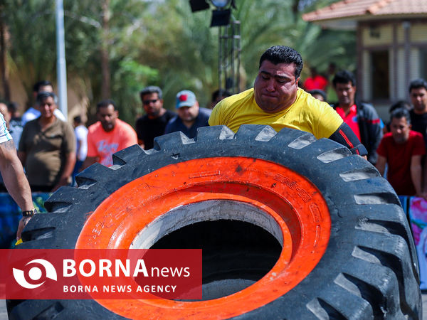 روز نخست مسابقات قویترین مردان کارگری