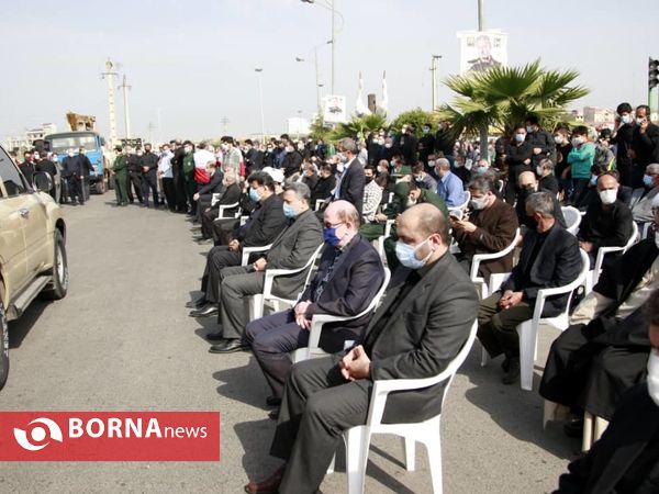 مراسم تشییع پیکر سردار حق