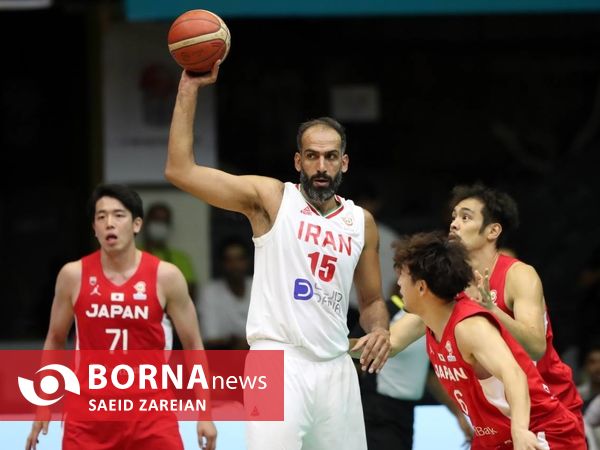 دیدار تیم های بسکتبال ایران - ژاپن