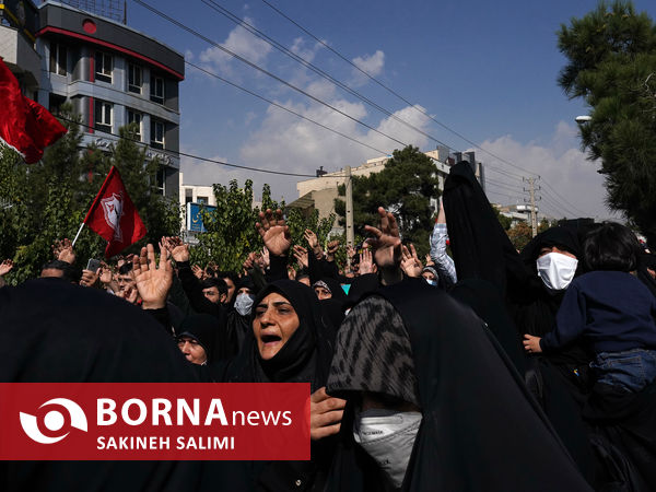 تشییع پیکر طلبه شهید آرمان علی‌وردی