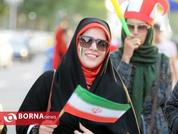 حاشیه های استادیوم آزادی پیش ازبازی ایران و پرتغال