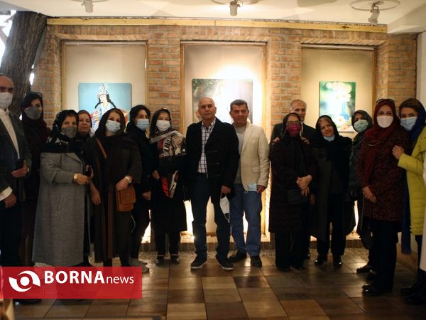 افتتاحییه نمایشگاه نقاشی های هنرمندان هنرکده کاندینسکی