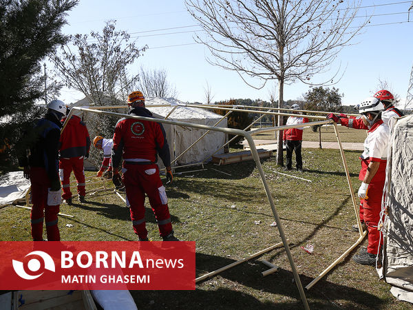 کمک‌رسانی هلال‌احمر در مناطق زلزله‌زده ترکیه