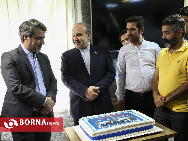 حضور وزیر ورزش و جوانان در خبرگزاری برنا