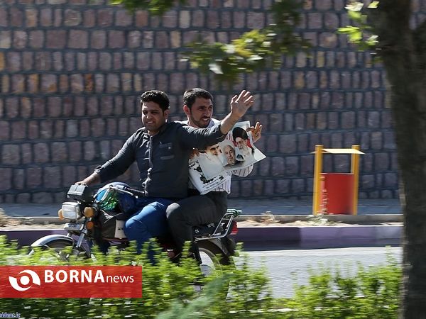 استقبال مردم کردستان از رئیس جمهوری