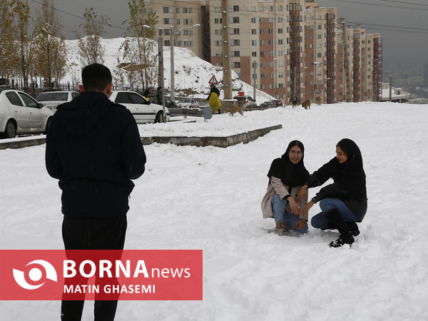 بارش برف در تهران