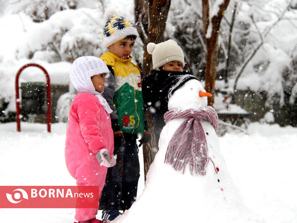 بارش برف در تهران