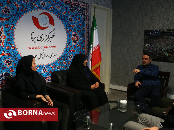 حضور سکینه الماسی نماینده مجلس در خبرگزاری برنا