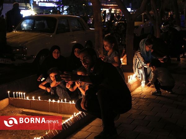 شام غریبان در محله گلوبندک تهران