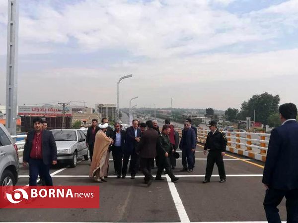 افتتاح پل ورودی غیر همسطح شهرستان قدس