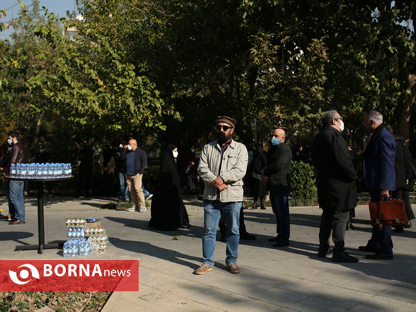 مراسم وداع با پورنگ پورشیرازی