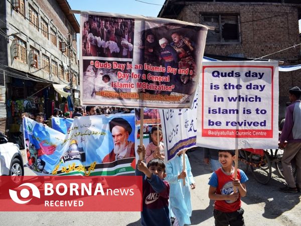 راهپیمایی روز جهانی قدس در کشمیر ھند