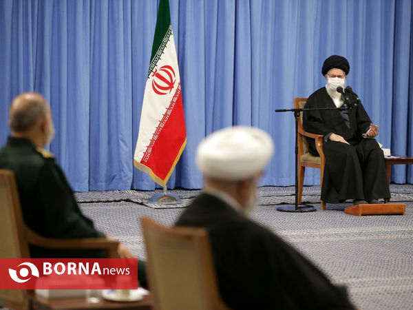 دیدار دست‌اندرکاران مراسم سالگرد شهید سلیمانی با رهبر انقلاب اسلامی