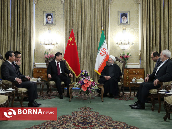دیدار خصوصی روسای جمهور ایران و چین