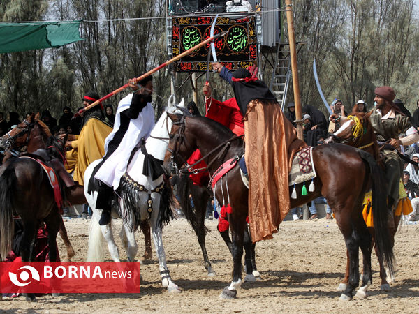 تعزیه روز عاشورا در روستای چاه شرف شهرستان مُهر استان فارس
